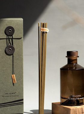 INJUNE山系列无火香薰藤条香氛清新家用室内除臭摆件淡香持久清新