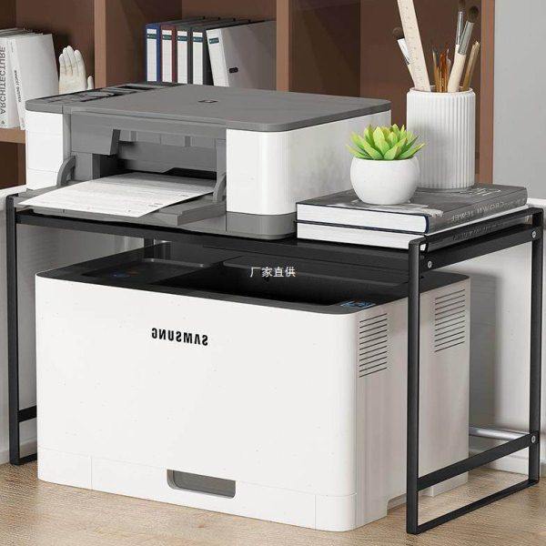 打印机置物架桌面支撑摆放桌上公室家用书桌双层架子隔板层,收纳整理,书桌收纳置物架,淘宝优惠券,粉丝福利购,淘宝优惠卷