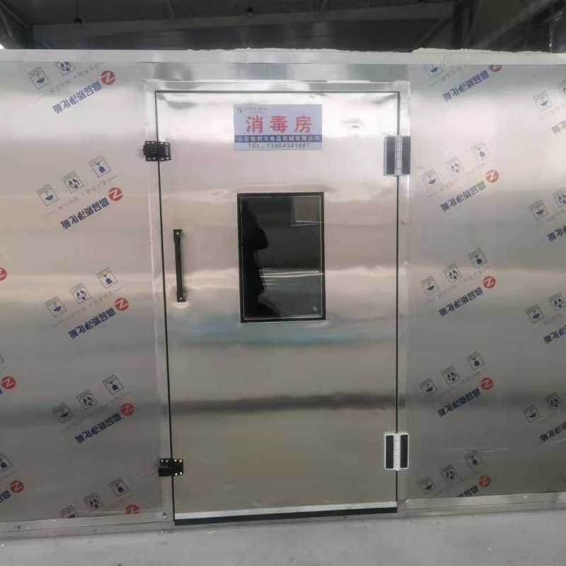创丰供应北京市大型食堂餐具消毒设备 高温热风消毒房 商用消毒柜