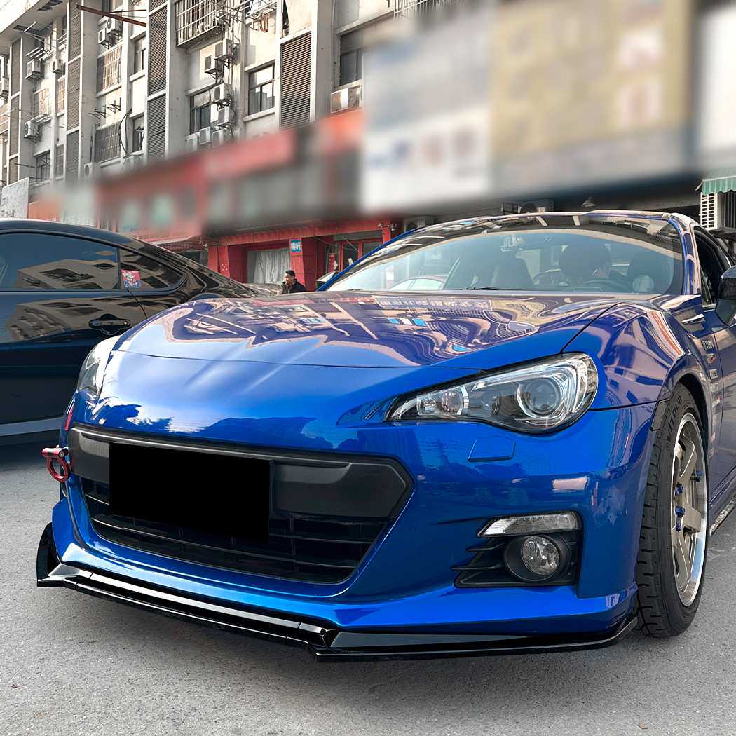 适用斯巴鲁BRZ 2013-2016前杠前唇前铲扰流板外饰跨境改