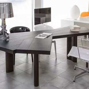 新简约现代实木电脑桌轻奢风极简异形工作台办公桌老板桌书桌新品