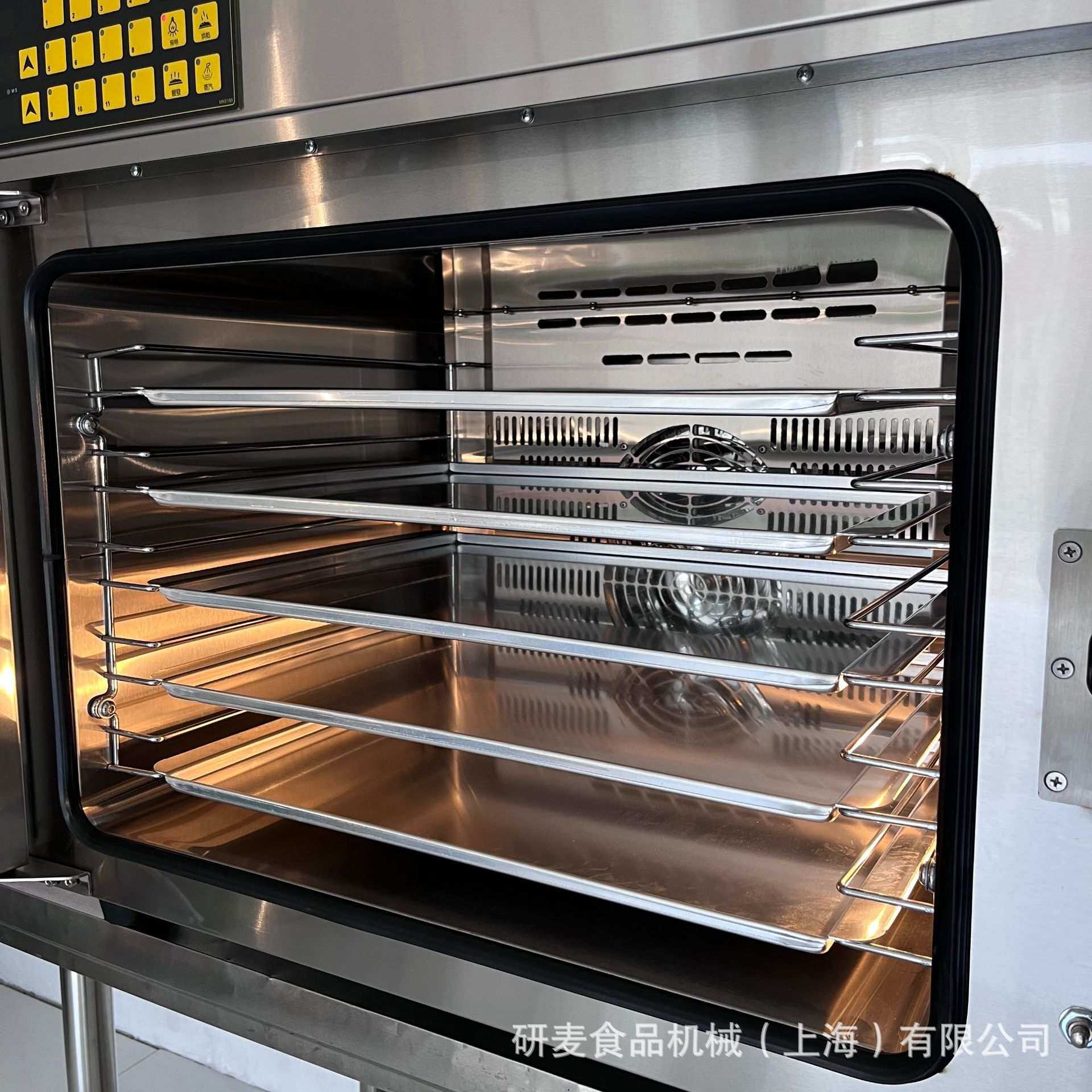 商用多功能电焗炉 蒸汽醒发四层电烤箱 5盘热风循环电热披萨烤炉