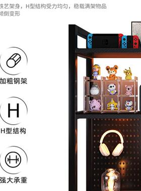 桌面多简约架多功能学生F98MM6M5书书桌铁上收纳置物架艺洞洞板可