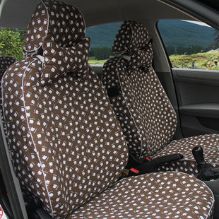 夏季汽车座c套全包布艺四季通用坐垫车套座垫罩亚麻网红女生21可