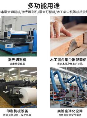 中压风鼓机V铁光壳吸尘275220V激切割机吸抽尘气烟离心式风机380