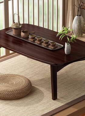 飘窗小桌家ZYC子小茶几叠炕米桌用实木阳台折日式窗台榻榻矮茶台