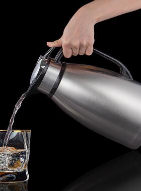 不锈保温壶热水393壶办室钢开水瓶3公04内胆sin家用高档送礼制作