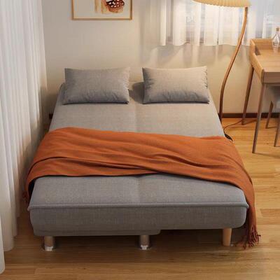 沙发小户型出租折布沙艺沙发一体叠两用屋双人客厅SBW沙发懒人发