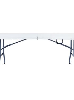 吹塑米180B8折叠桌简易便携环保大档折叠餐培训桌居排家户1外摆摊