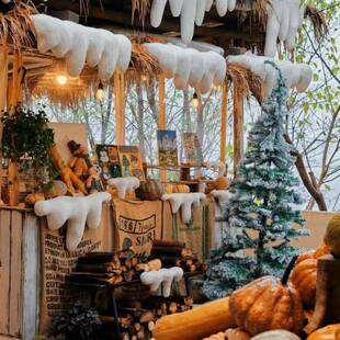 沫坠雪130景雪山雪挂冰挂雪仿雪店面门头屋檐外墙贴饰墙冬季装泡