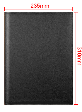 A4商务合同文件夹红色皮t革签约仪式本定制婚庆签到本聘书印字