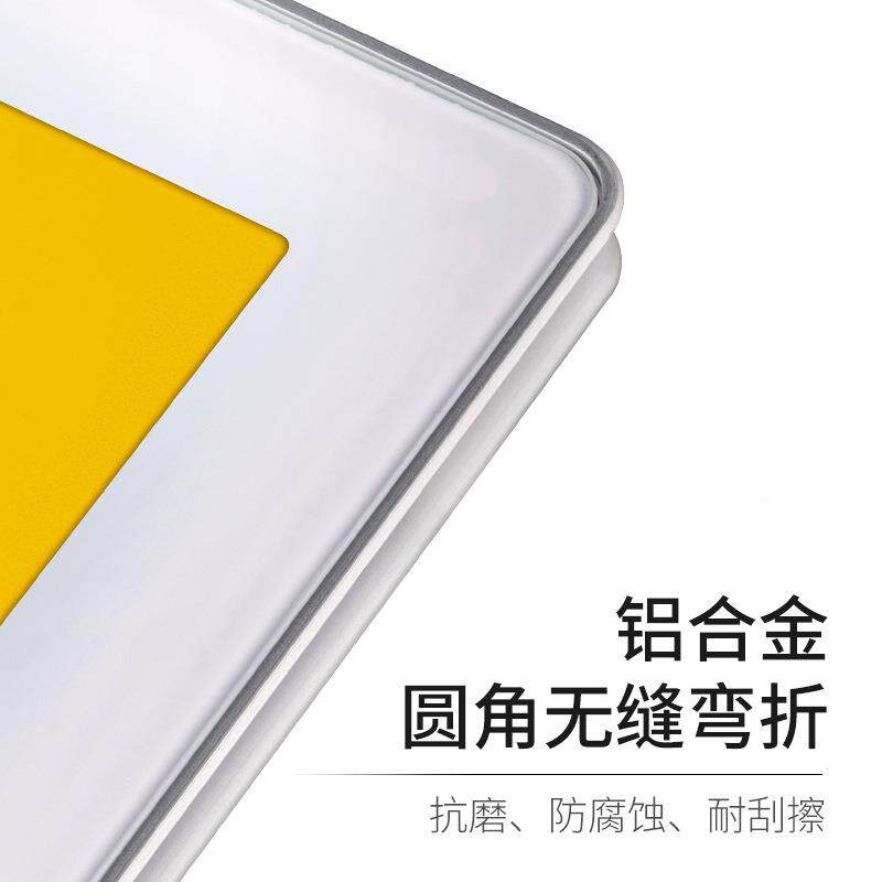 众电广FZ-01告合框架海报框梯磁吸分圆角展示框铝金钢化玻璃广告