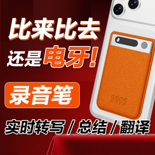 会议纪要 录音转文字 实时翻译智能总结 录音笔 电牙Al