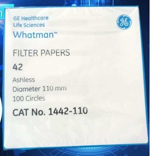 Whatman 42号定量无灰滤纸1442-047/055/070/090/110/125/150/185
