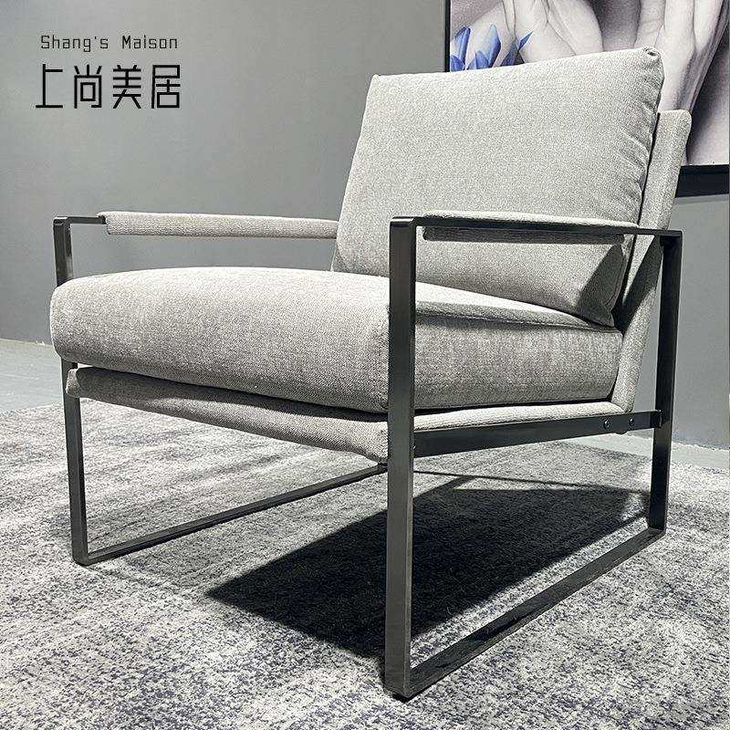 单人沙发椅意式极简不锈钢拉丝休闲椅小户型客厅家用酒店设计师椅,鲜花速递/花卉仿真/绿植园艺,割草机/草坪机,淘宝优惠券,粉丝福利购,淘宝优惠卷