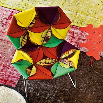 德加家具意大利Moroso ANTIBODI沙发椅花瓣休闲可躺椅单人休闲椅