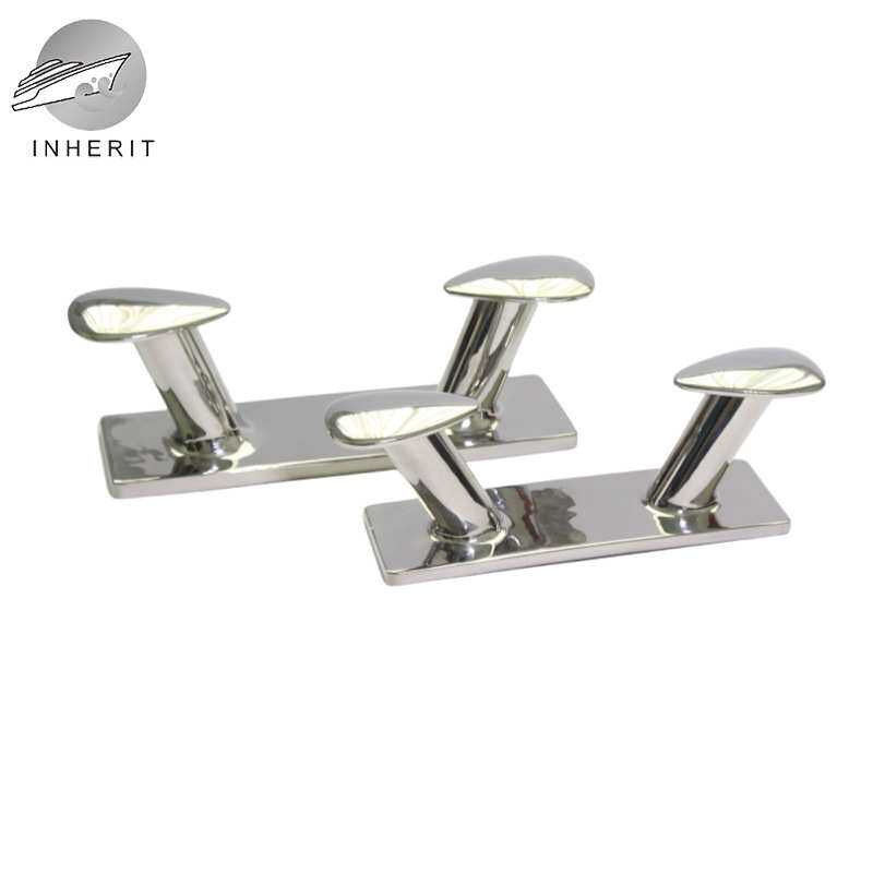 316不锈钢导缆桩 大板凳导览桩多规格游艇船用配件厂家货源导缆桩