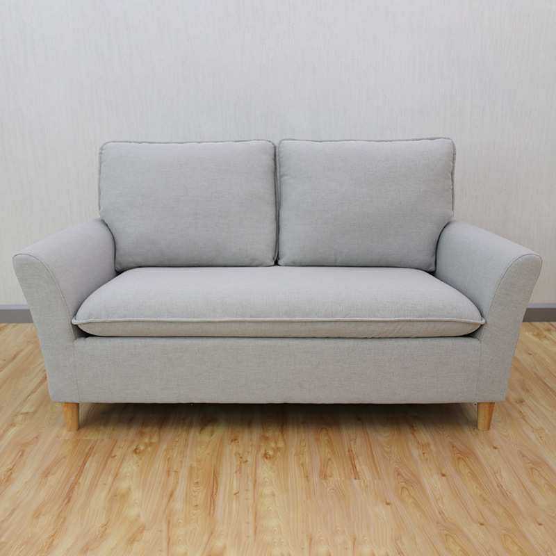 小户型客厅双人位沙发办公室午休实木沙发床多功能折叠沙发床