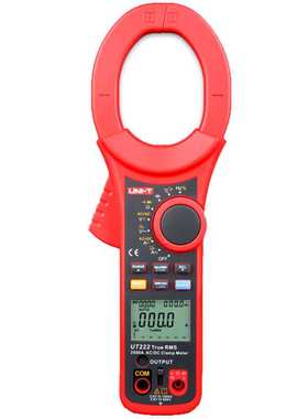 UNI-T优利德UT222 钳形表真有效值数字万用表交直流电流表2500A