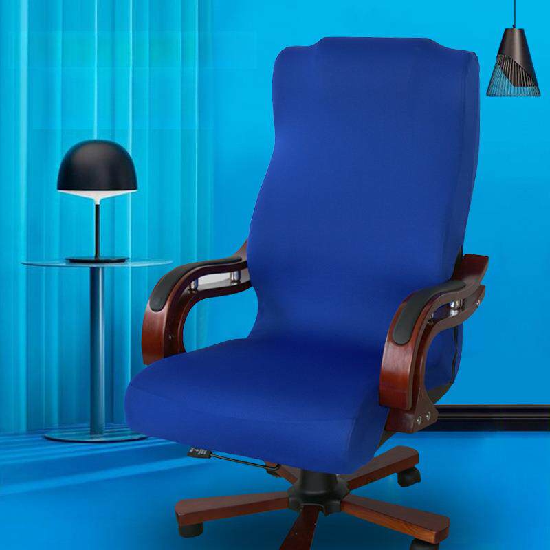 办公老板椅套罩通用 田园连体弹力加大码扶手电脑转椅套子靠熙唐