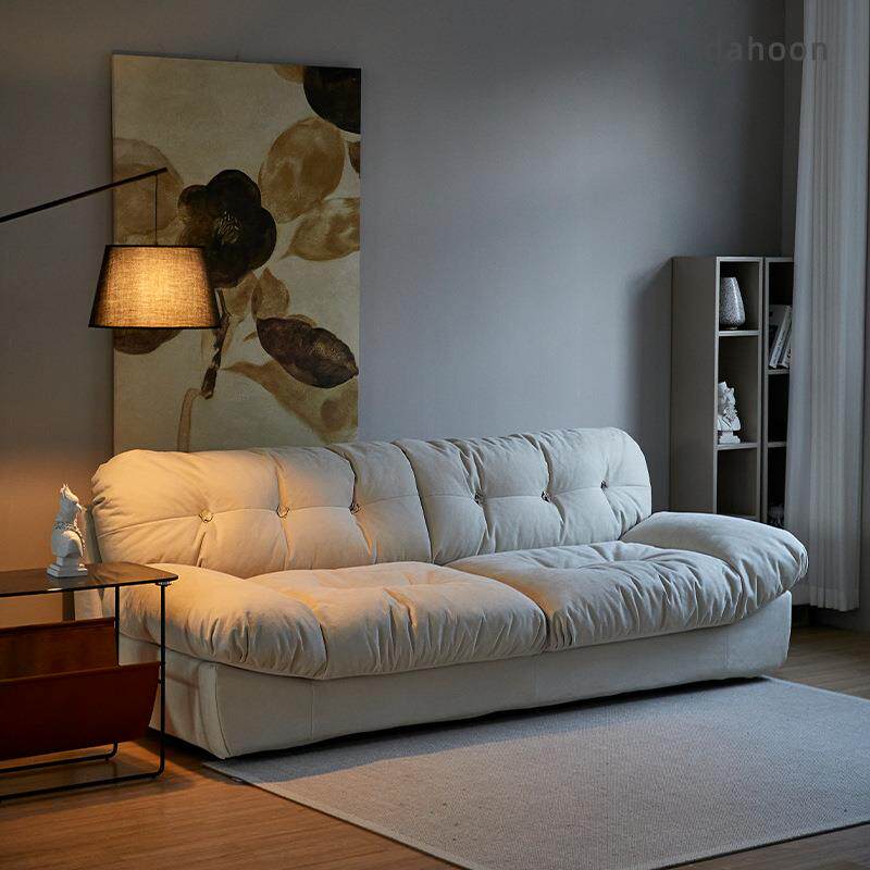 北欧羽绒科技布云朵沙发baxter客厅小户型milano布艺网红