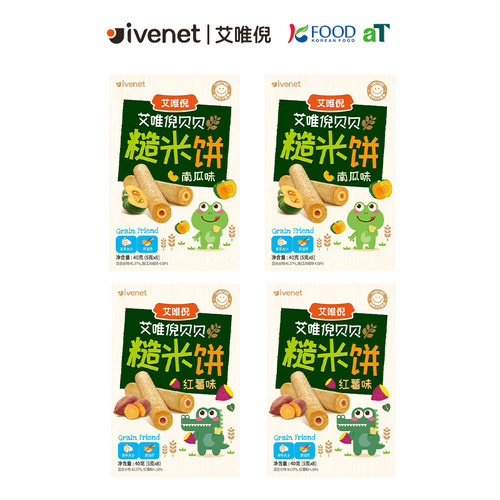韩国进口艾唯倪糙米饼独立包装