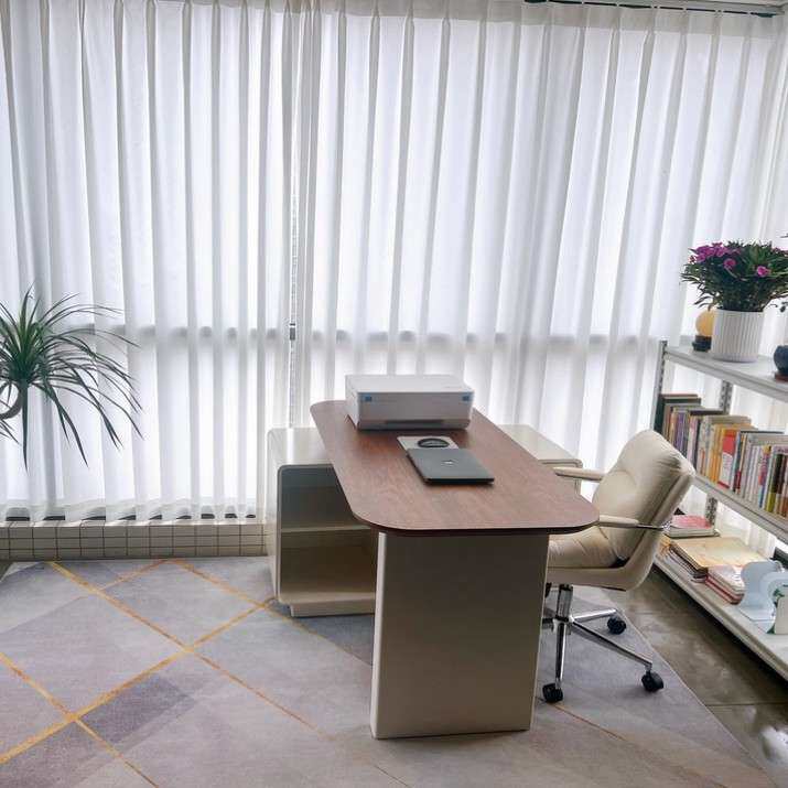 福州宁德闽清全屋复古奶油风书桌轻奢现代书桌家用书房电脑办公桌
