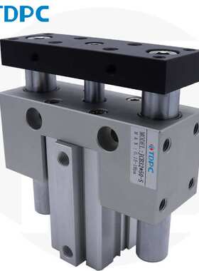 TDPC治具滑座气缸JCB32*10/20/30/40/50/75/100双作用活塞杆导向