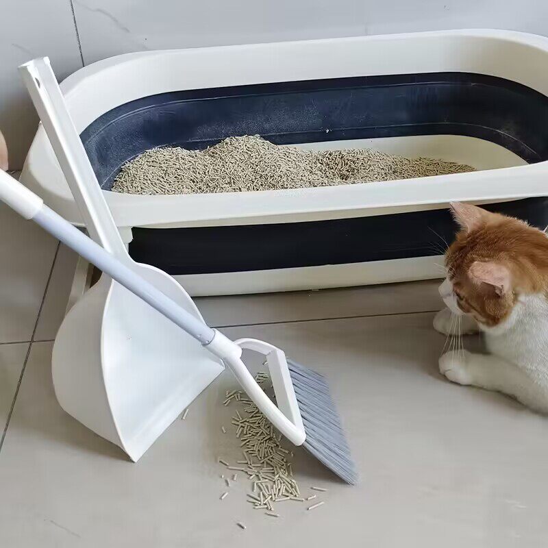 家用宠物小扫帚撮子清扫猫砂垃圾铲套装迷你小号簸箕扫把组合套装
