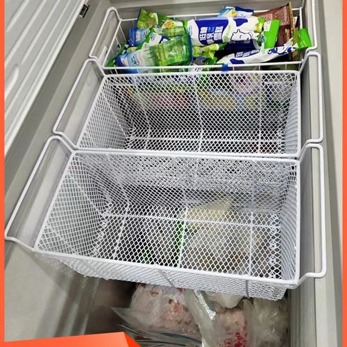 冰柜岛柜里内置加密置物篮食品筐分隔框放肉丸雪糕筐厂家直销定制