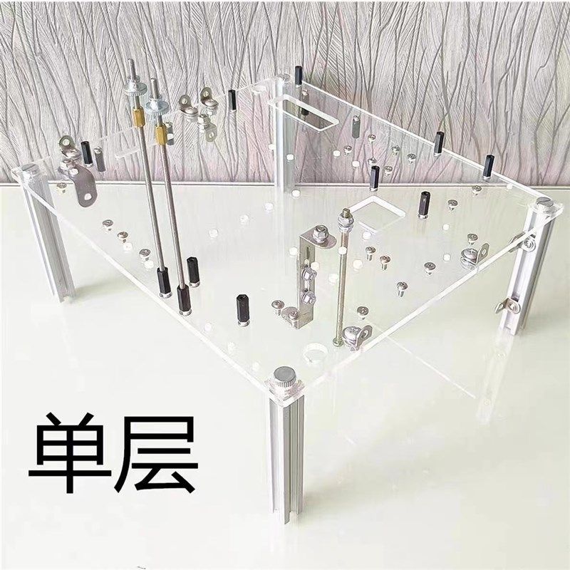 全透明亚克力卧式台式电脑机箱DIY个性ATX机箱MITX创意开放式机箱