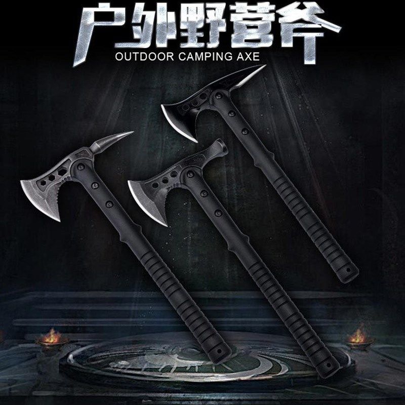 M48 工兵斧 营地斧 开山斧头 户外野营工具 车载破窗斧 锤子斧辣