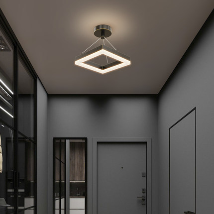 走廊过道灯 简约现代led玄关吸顶灯创意个性家用入户门厅阳台灯具