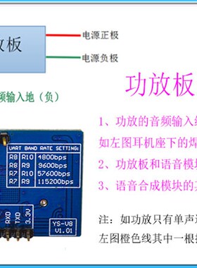 中文语音合成模块文字转语音播放SYN8086真人TTS发音 兼容SYN6658