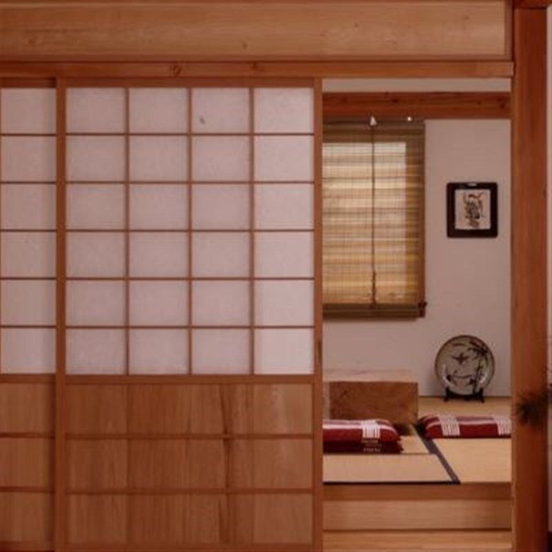 全屋定制日式推拉门定制移门格子门榻榻米和室店隔断折叠门实木门