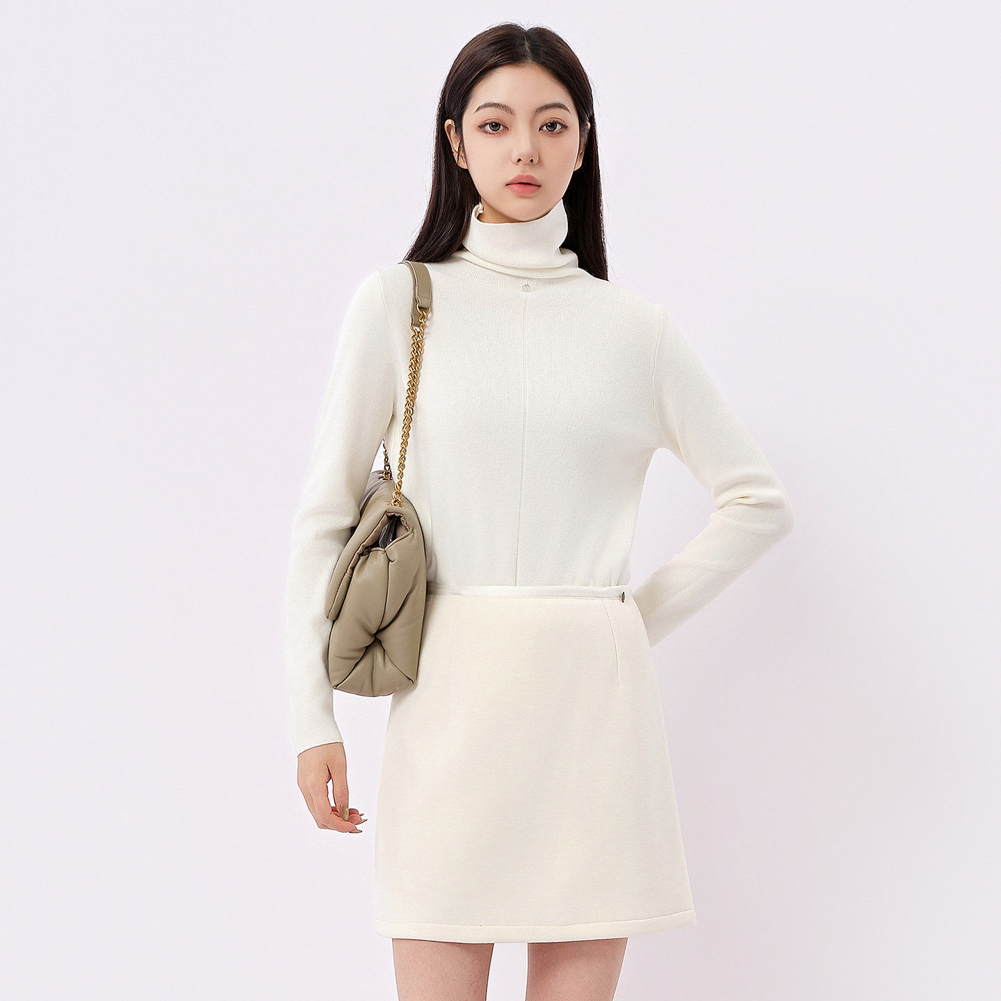 蜜澳2025秋冬新款针织衫纯色可翻高领套头毛衣打底内搭小衫女装,女装/女士精品,毛衣,淘宝优惠券,粉丝福利购,淘宝优惠卷