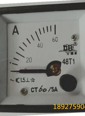广东德庆电表厂DB德表 交流电流表48T1-60/5A 60A 75A 200A 250A