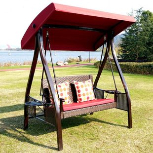 户外秋千吊椅室外阳台庭院家用花园网红摇椅铁艺室内双人荡秋千椅