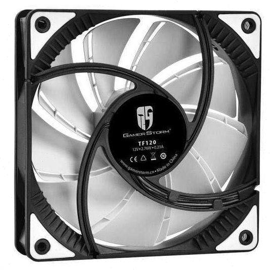 九州风神（DEEPCOOL）九州风神TF120（白） 机箱风扇（双扇页/可