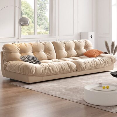 意式科技布艺沙发客厅小户型简约现代网红款奶油风baxter云朵沙发