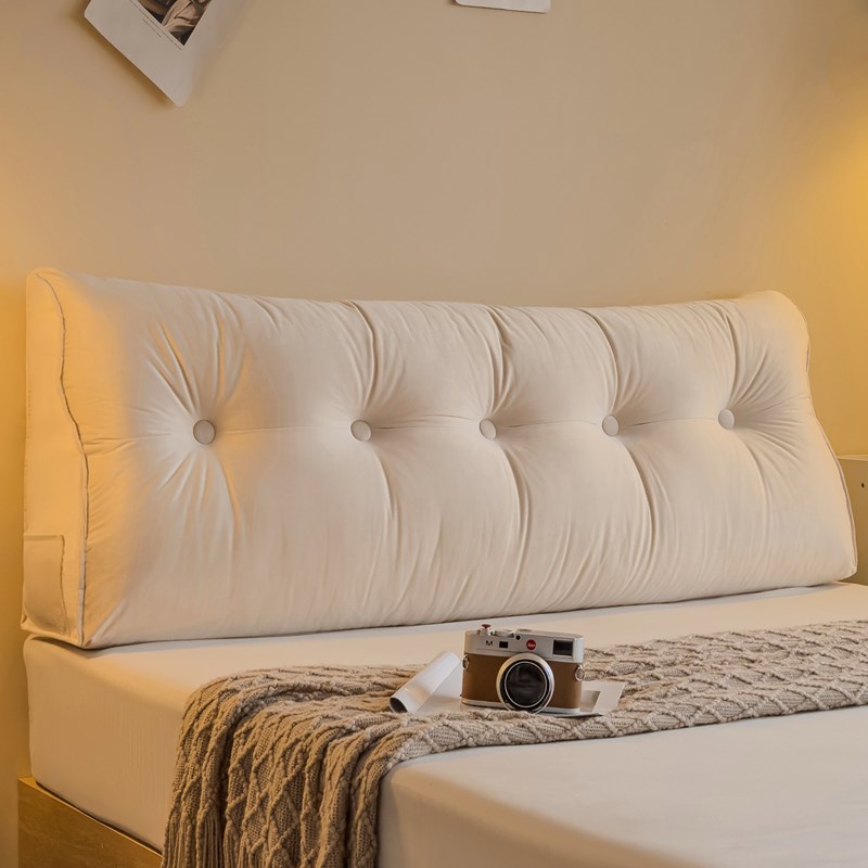 2O6X新款床头靠垫三角榻榻米软包护腰大靠枕沙发飘窗床上靠背软垫