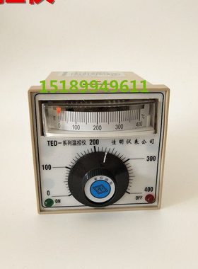 佳明指针温控仪表TED2001E300K400 CU50烤箱烘箱电饼档温度控制器