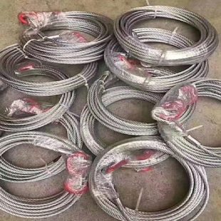 粤海程力楚胜清障救援拖车配件绞盘卷扬机钢丝绳整套绳子索具包邮