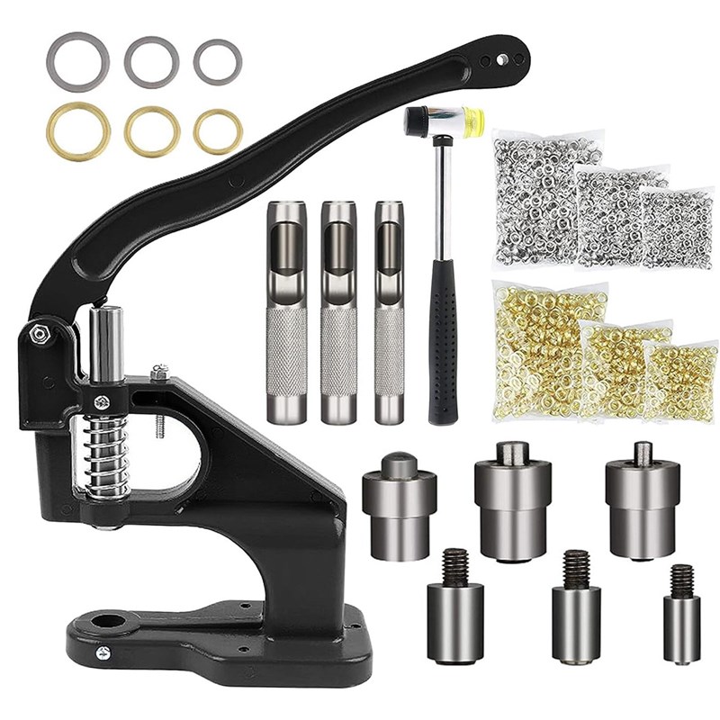 鸡眼四合扣手压机手动气眼铆钉机安装模具工具气眼鞋眼打扣机