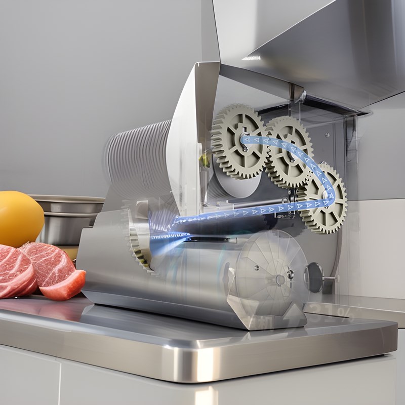 切肉机商用切肉片机全自动小型电动切丁切条切丝打鲜肉新款绞肉机