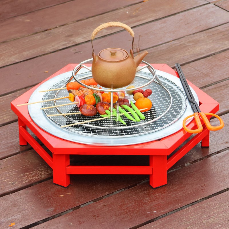 乔迁搬家仪式用品炭火盆新婚火炉老式家用烤火盆取暖炉户外烧烤架