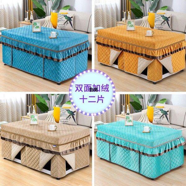 电烤炉桌子取暖桌套烤火桌罩套炉桌罩长方形取暖桌布加厚保暖套跨,居家布艺,微波炉罩,淘宝优惠券,粉丝福利购,淘宝优惠卷