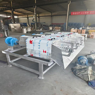 曲阜鼎立峰猪粪脱水机 甘肃地区 螺旋挤压脱水机 厂家