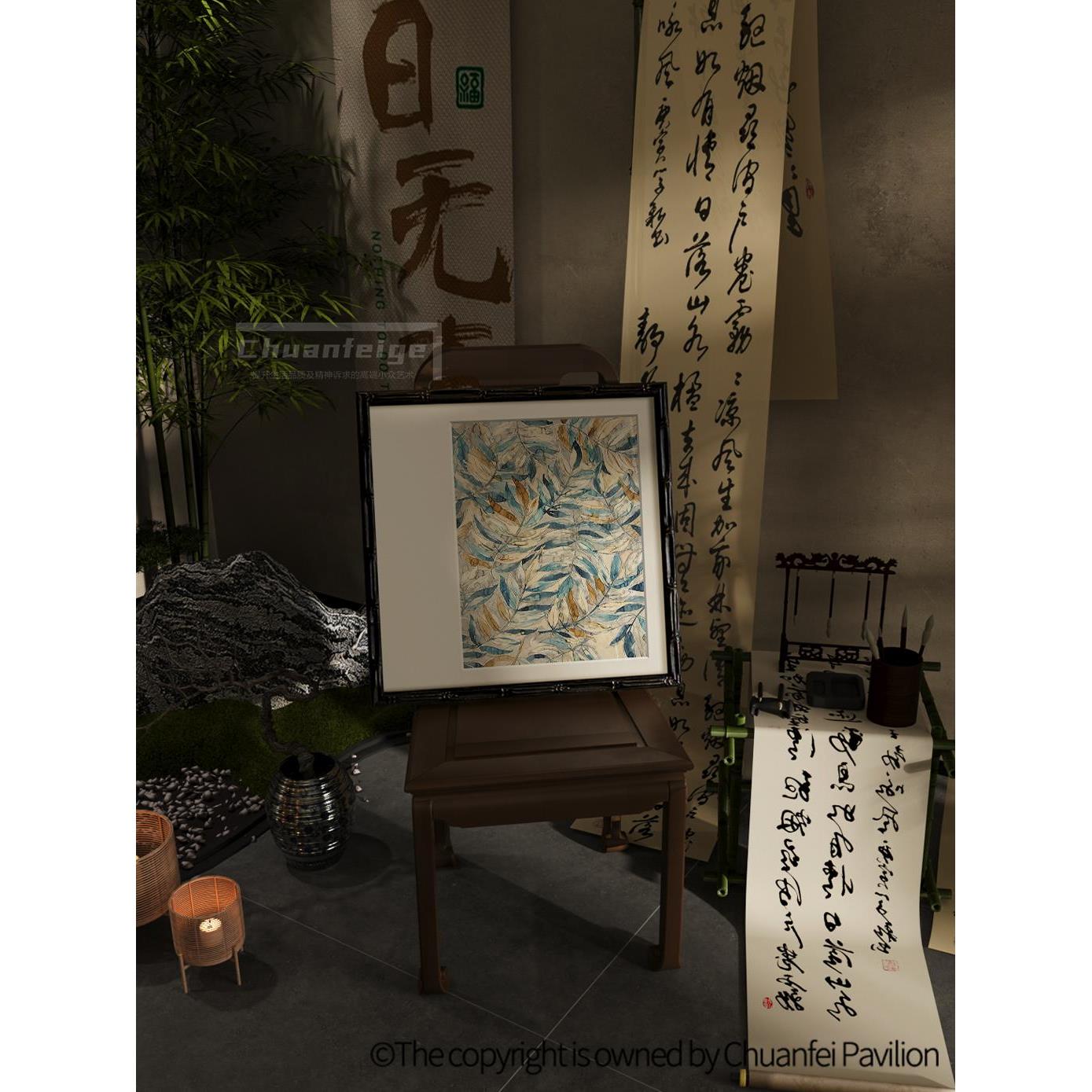 法式覆古装饰画实木画框中古风艺术餐厅客厅卧室床头软装高档挂画