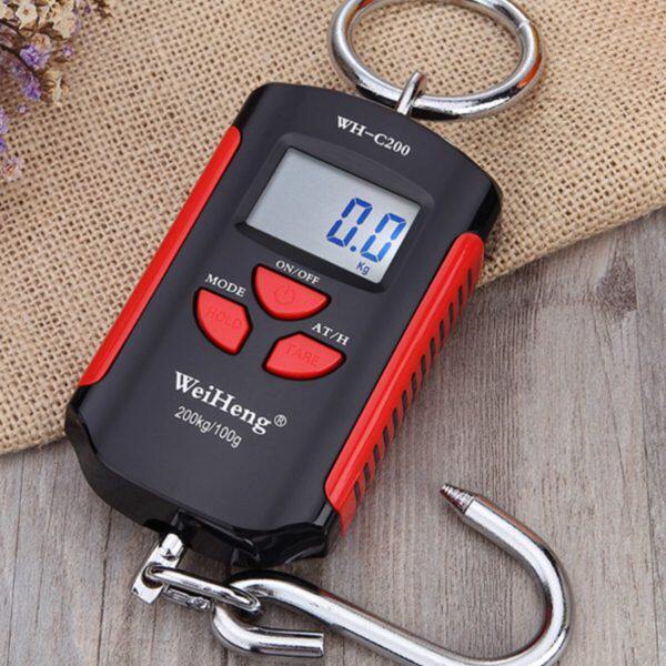 威衡高精度手提电子秤c200公斤便携式迷你称弹簧秤快递专用称重
